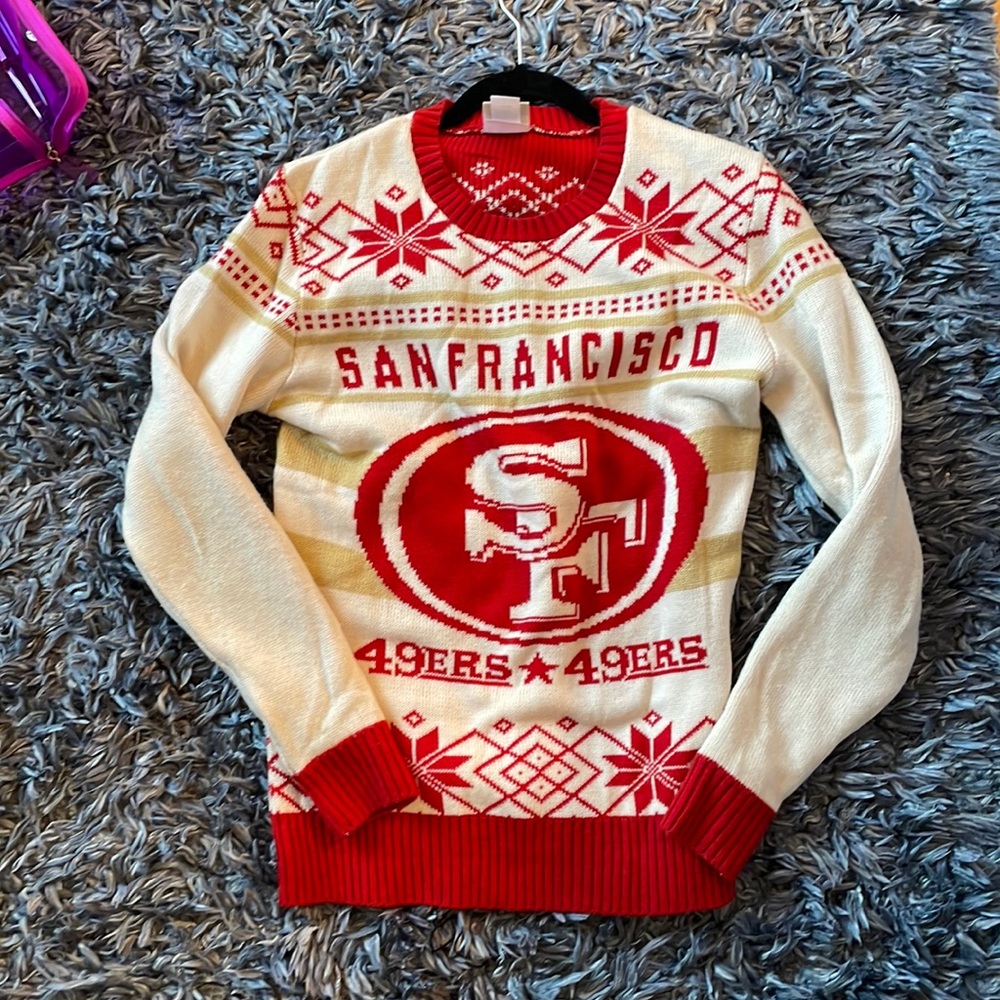 san francisco 49ers football sweater